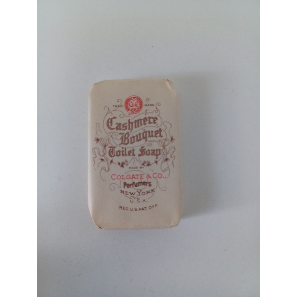 Pre-War Bar Soap Colgate Cashmere Bouquet In Original Paper Wrapping 1920s